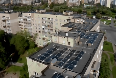 Solar kilowatts in the middle of the city: Kyiv high-rise building turned into a powerful green power plant