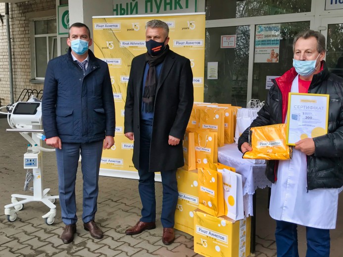 DTEK and the Rinat Akhmetov Foundation donated two lung ventilators to the hospitals of Odesa and the region