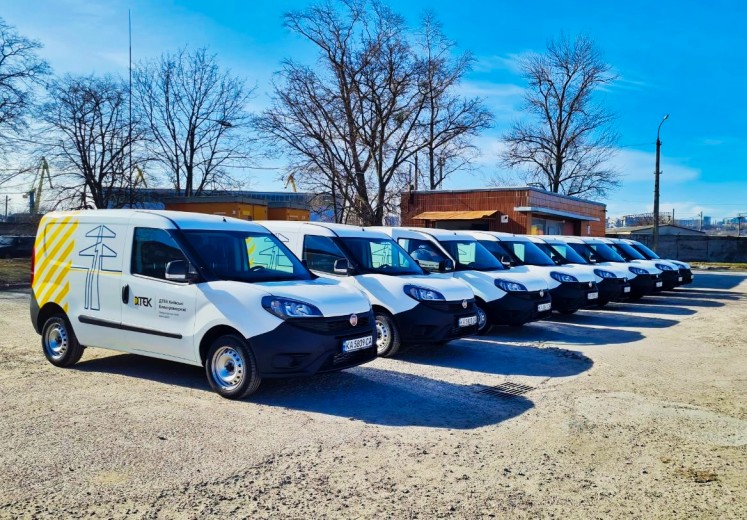 Завдяки 11 новим Fiat Doblo ДТЕК Київські електромережі швидше виконуватиме заявки клієнтів щодо обслуговування приладів обліку