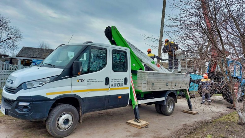 DTEK Kyiv Regional Grids gets almost 1,500 kilometers of power networks repaired in Q1 to ensure stable power supply in Kyiv Region