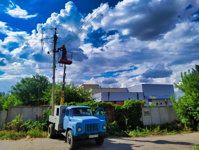 DTEK Donetsk Grids restored service to all settlements in the region that lost power after a storm