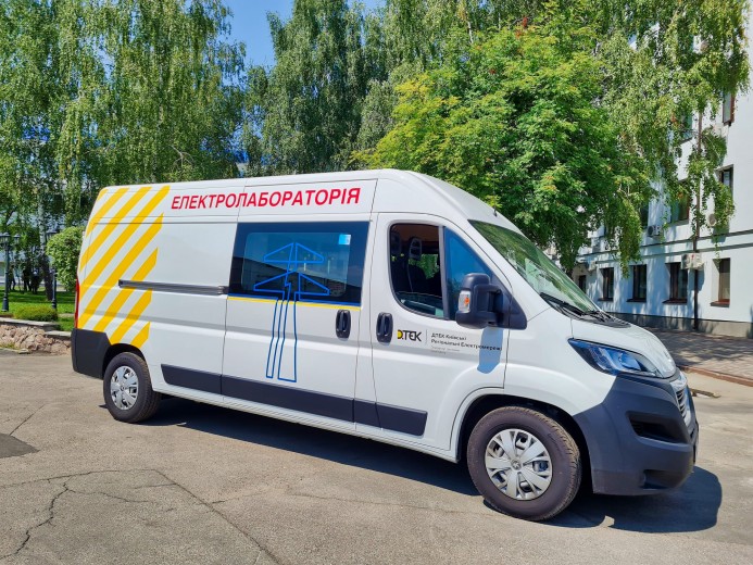 New electrical mobile laboratory to help DTEK Kyiv Regional Grids return power to customers faster