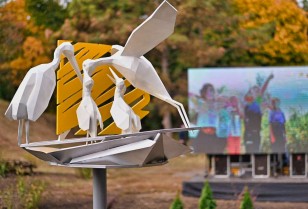 Sculpture #EnergyWings appeared in Odesa - the first collaboration between DTEK and contemporary Ukrainian art