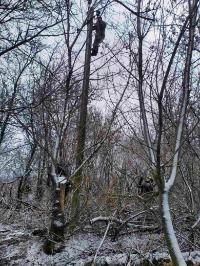 DTEK Donetsk Grids restored service to the front-line village of Nevelske