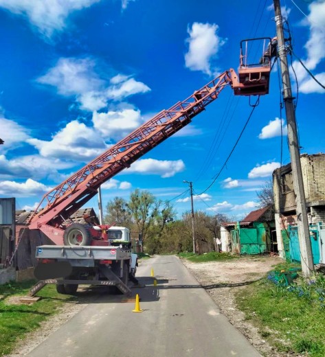 Electricity is restored to another 5,000 homes: DTEK continues repairing grids in the liberated areas of the Kyiv region