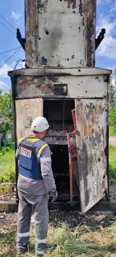 DTEK Donetsk Grids performance in May: restored electricity to more than 600,000 families in the Donetsk region