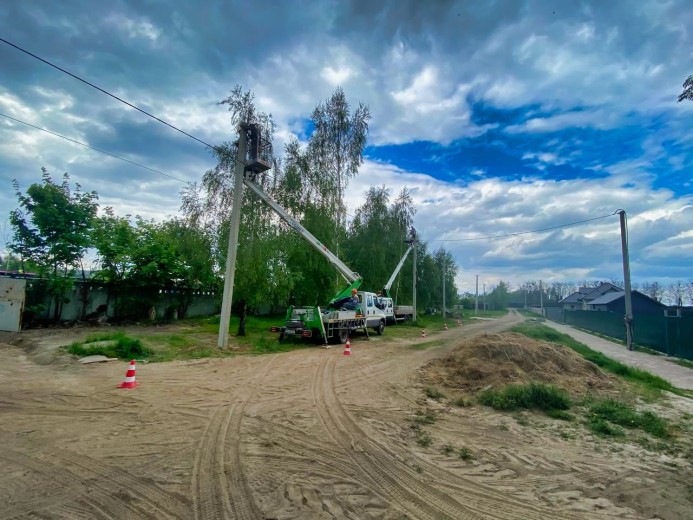 Storm in the Kyiv region: DTEK Kyiv Regional Grids emergency crews have been transferred to the high alert mode