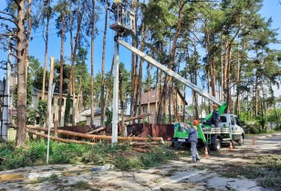 DTEK restored electricity to almost 100,000 families, left without it due to the storm in the Kyiv region