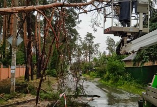 DTEK restored electricity to 100 settlements in the Kyiv region, left without it due to the storm