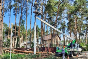 DTEK restored electricity to more than 46,000 families, left without it due to the storm in the Kyiv region