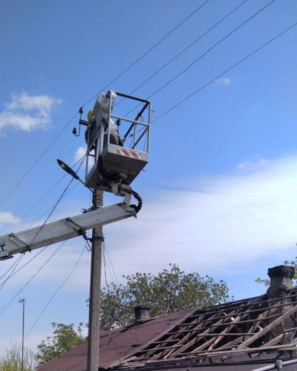 Over the course of a day, DTEK Donetsk Grids has restored electricity to 16,500 homes that suffered from shelling and bad weather