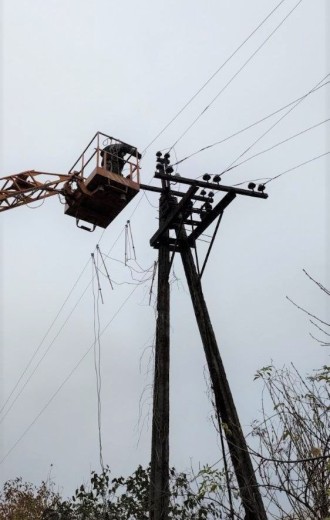 Over the course of a week, DTEK energy workers have restored electricity to 67,000 homes in the Dnipropetrovsk region, de-energized due to shelling