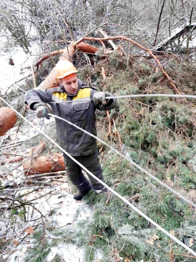 The situation in the Kyiv region remains difficult due to bad weather and emergency power cutoffs