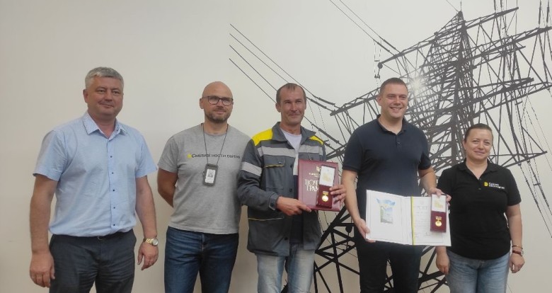 DTEK Grids energy workers have been honored with state awards