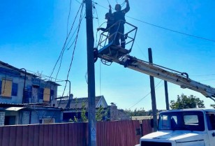 DTEK energy workers restored power to 1,800 families in the Dnipropetrovsk region over the course of the week