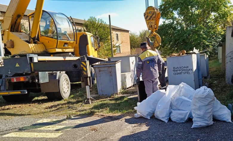 Protecting environment despite the war: 2,500 tons of DTEK Dnipro Grids waste got a second life last year