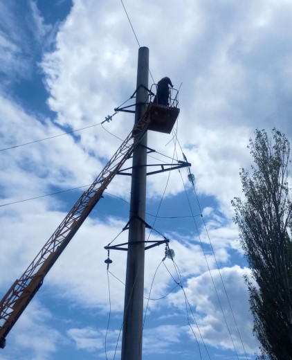 DTEK Donetsk Grids restored electricity to 73,500 homes over the course of a week