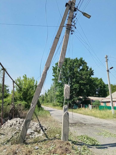 Over the course of a week, DTEK Donetsk Grids restored electricity to 28,600 homes in the Donetsk region, de-energized due to shelling