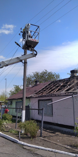 У понад 40 тисяч осель зміг повернути електрику ДТЕК Донецькі електромережі за вчора