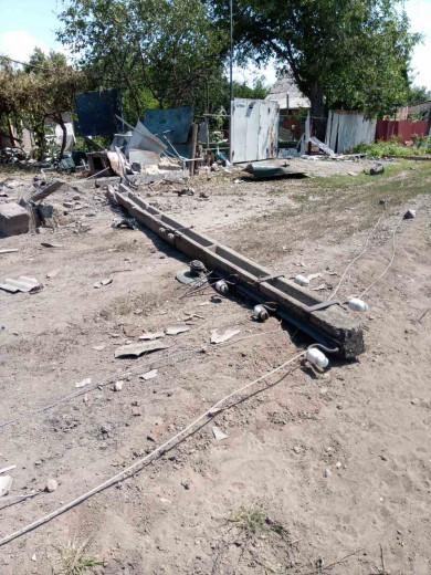 Yesterday, energy workers restored electricity to 2,600 homes, de-energized by shelling