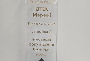 DTEK Grids won an international award for innovations in the field of occupational safety