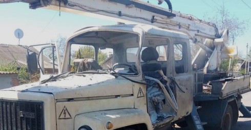 Дрон атакував автомобіль енергетиків ДТЕК Дніпровські електромережі у прифронтовому місті