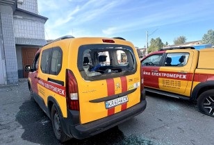 Внаслідок ворожої атаки постраждали енергетики та виробничий майданчик ДТЕК Київські електромережі