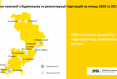 Багатофункціональні вебсервіси та оновлені ЦОКи: ДТЕК презентував результати роботи в Одесі за рік