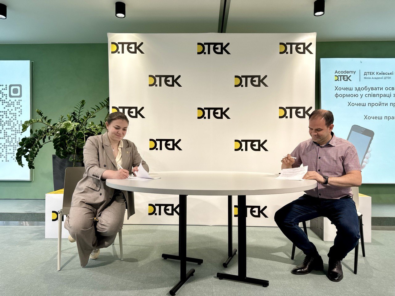 Students of NAU will be able to study and work in DTEK Kyiv Grids via the dual form of education.  1