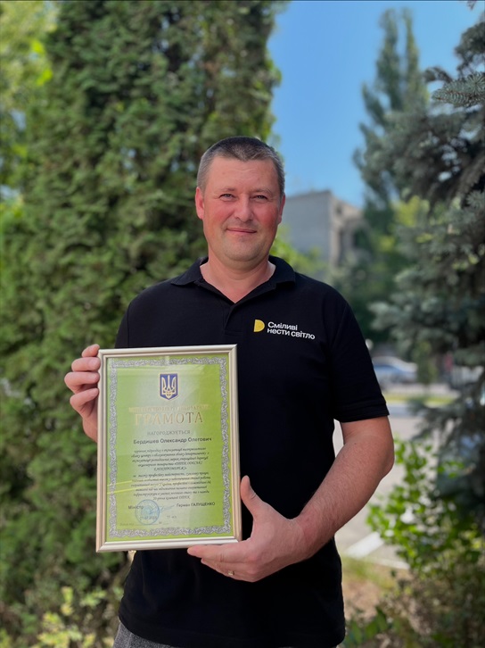 Energy workers of DTEK Odesa Grids were awarded state and departmental honors for their work during the war